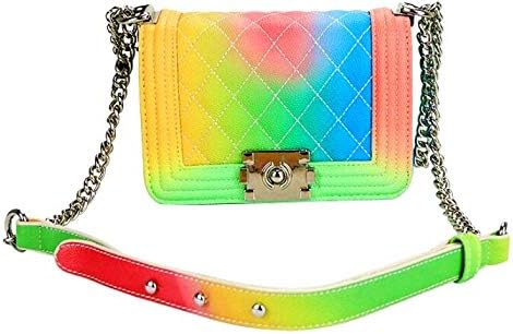 LUXURY Rainbow designer clutch bags for woman 2018 handbags Shoulder & Crossbody leather Ladis Bolsos