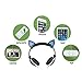 Cat Ear Headphones with LED Glowing Lights for PC Computer and Mobile Phone