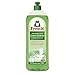 FROSCH Natural Liquid Dish Soap, Vegan Hand Dishwashing Detergent, Green Lemon, 750ml (Pack of 2)