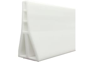 YNOTUS 3.5" High Collapsible Shower Threshold Water Dam 98"Shower Water Splash Guard Shower Threshold Barrier Water Stopper To Keep Water In Shower Dry And Wet Bathroom