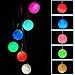 Solar Crystal Ball LED Wind Chimes Outdoor Hanging - Waterproof Mobile Romantic Solar Powered Changing Color Wind Chimes Light for Xmas Mom Gifts, Home, Patio, Party, Festival, Night Garden Decoration