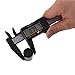 Zoostliss 150mm LCD Digital Electronic Carbon Fiber Vernier Calipers Gauge Micrometer with Large LCD Screen Display Inch/Metric