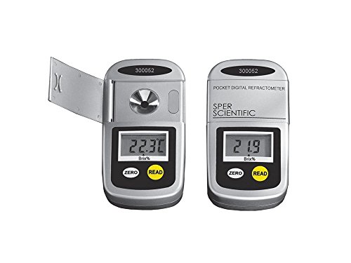 Sper Scientific 300052 Pocket Digital Refractometer, Brix: 40 ~ 95%