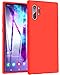 TOZO for Samsung Galaxy Note 10 Plus Case (2019) Liquid Silicone Gel Rubber Shockproof Shell Soft 4 Side Full Protection Cover for Samsung Galaxy Note 10+5G Red