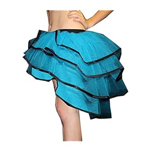 Insanity Kids Neon UV Bustle Peacock Net Lagen Tutu Rok