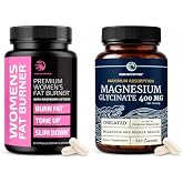 Nobi Nutrition Weight Loss Pills for Women and Magnesium Glycinate 400mg