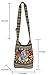 Women Hobo OM Black Cross Body Shoulder Bag Elephant Embroidered School Everyday Shopping Casual Lightweight