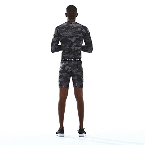 image for RUXN CS020 Mens Compression Shorts - Workout Short Pants for Men - Act