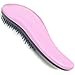 Angel Kiss Detangling Brush - Glide the Detangler Brush through Tangled hair - Best Brush/Comb for Women, Girls, Men & Boys, Kids & Children - Use in Wet and Dry Hair - Pink
