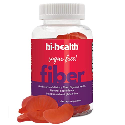 HiHealth SugarFree Fiber Gummy, Plant Based, GlutenFree, Ketogenic