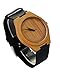 Ideashop New Arrival Hot Japan Movement Quartz Wooden Watches Creative Gifts Fashion Bamboo Watch With Genuine Cowhide Leather Band Casual Watches For Men