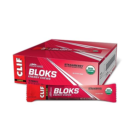 CLIF BLOKS - Strawberry Flavor - Energy Chews