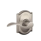 Schlage Satin Nickel Camelot Hall & Closet Passage Latch (SH F10 V ACC 619 CAM)