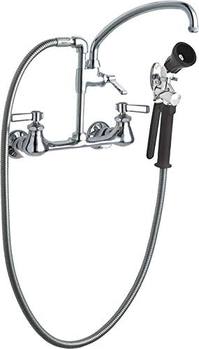 Chicago Faucets Pot Filler Pre Rinse Fitting With 613 A Adapta