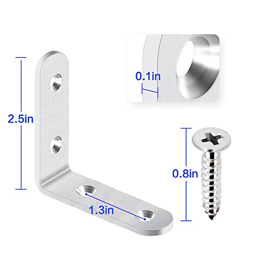 1 LuckIn+Brackets+Stainless+Furniture+Shelves