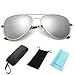 YuFalling Polarized Aviator Sunglasses for Men and Women