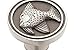 Liberty Hardware PBF659-BSP-C Angel Fish Kitchen Cabinet Hardware Knob, Single, Brushed Satin Pewter