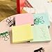 Mestron 4 Candy Colors Sticky Notes, 12 Pads/Pack, 100 Sheets/Pad, 3 in x 3 in Self-Stick Notes Easy to Post