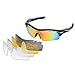KastKing Coso Sport Sunglasses, 5 Interchangeable Colors with Polarized Lenses, Ultimate Safety Impact Resistant, UV Eye Protection, Unbreakable TR90 Frame
