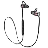 Best Stereo Sound Bluetooth Headphones, Best Wireless Sports Earphones with Mic, IPX4 Sweatproof, HD Stereo Earbuds for Gym Running, Workout 8 Hour Battery, Noise Cancelling Headsets
