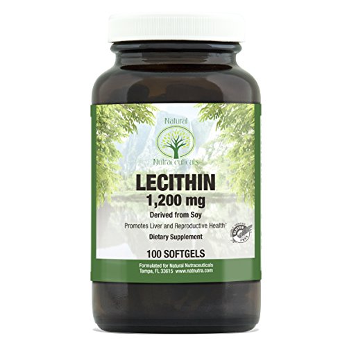 Natural Nutra Soy Lecithin Dietary Supplement from Soybean Oil, High