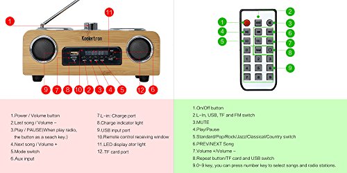 Koolertron-Eco-friendly-Hand-made-Light-Weight-Mini-Portable-Bamboo-Wood-Boombox-Card-Speaker-with-Radio-Function-Remote-Control-Usb-Cable-794641inch