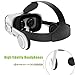 VR Virtual Reality Headset with Trigger / Headphone / Remote Controller and Hard Travel Storage Bag Fit for iPhone Android and Microsoft Smartphone