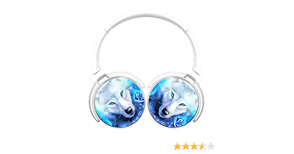 Blue Fire Ice Wolf 3D Printed Wireless 