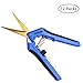 VIVOSUN 6.5 Inch Gardening Scissors Hand Pruner Pruning Shear with Titanium Coated Curved Precision Blades 12-Pack