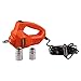 12V DC 1 Ton Electric Hydraulic Floor Jack Set with Impact Wrench for Car Use (6.1-17.1 inch, Orange)