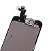 CELLPHONEAGE For iPhone 5S New LCD Touch Screen Replacement Black Full Set Digitizer Display Assembly With Home Button and Camera + Free Repair Tool Kits + Free Screen Protector