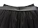 Dancina Women’s Knee Length Tutu A Line Tulle Skirt Regular (Size 2-10) Black