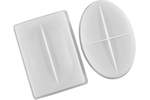 Artibetter DIY Silicone Soap Box Mold 2Pcs Easy Carry Soap Storage Holder Mold