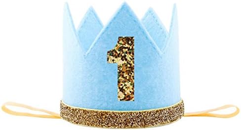 Birthday Crown Baby Boy Girl Party Hat Infant Headband Kids Hair Accessories