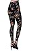 VIV Collection Regular Size Printed Brushed Leggings (Flower Surprise)