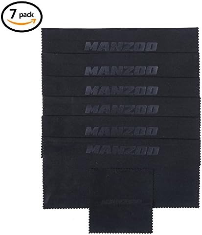 MANZOO 7Pack Microfiber Cleaning Cloth For Glasses, Camera Lens, Telescope, Tablet, Cell Phone, Laptop, Screen Eyeglass Jewelry Cleaning Cloth