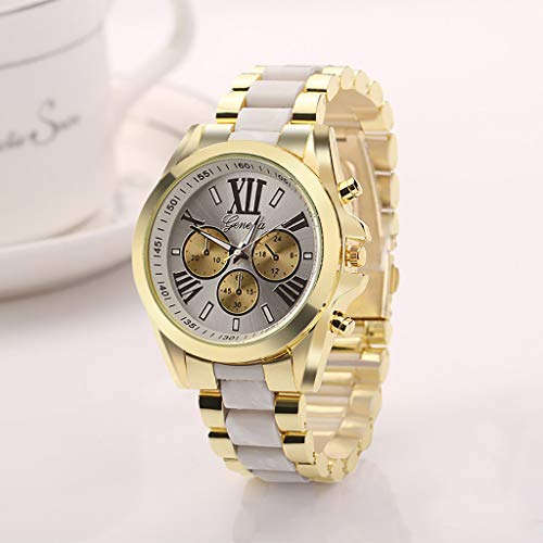 Clearance! LUCAMORE Mens Luxury Quartz Analog Watches Business Casual Chronograph Wristwatch Stainless Steel Strap