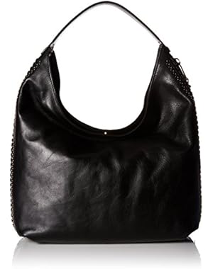 Bryn Double Zip Hobo with Studs