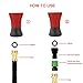 Crenova HN-01 Garden Hose spray Nozzle fireman style hose nozzle - High Pressure metal Watering Nozzle Suitable for Car Wash, Cleaning, Watering Lawn and Garden & Washing Pets