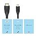 VCE Combo Mini and Micro HDMI Male to HDMI Female Adapter Cable-6 Inch