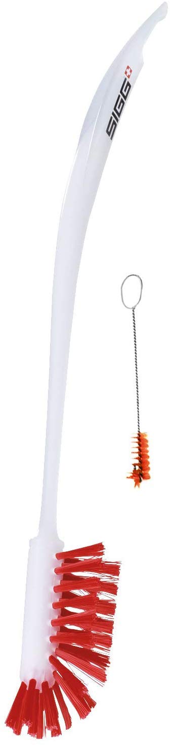 Sigg Cleaning Brush Water Bottle and Lid, Lightweight Scrub Brush for Hand-Washing Bottles, Dishwasher-safe and BPA-Free Bottle Brush
