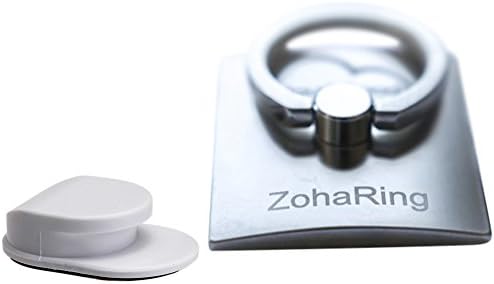 iCloud Goods ZohaRing Cell phone Ring Holder 4 Car 2017 |Grip Stand| Drop Free for iPhone 7/7 Plus/SE/6S/6/6S/6 Plus/Google Pixel/Google Pixel XL/Galaxy S7 And More, Silver,Metal | Dash Car Hook Mount