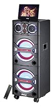 Pyle PKRK215 Bluetooth PA Loudspeaker Karaoke Entertainment Audio & Video System, Wireless Mic
