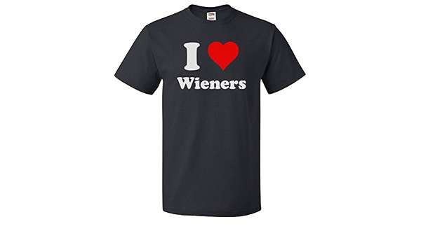 T Shirt I Heart Wieners Tee 