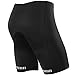 NOOYME Men's Cycling Shorts with 3D Padded Jet Black with Color Block Design Bike Shorts