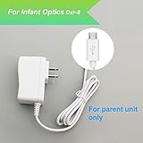 For Infant Optics DXR-8 Baby Monitor Charger Power Cord Replacement Adapter Supply Compatible with DXR-8, 5V, 6.6Ft.
