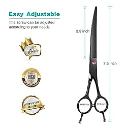 Dog Scissors for Grooming, INTINI 7.5 Inch Sharp