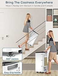 TEMEIKE Portable Air Conditioner, 3-IN-1
