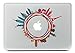 Last Innovation Famous buildings over the world Removable Vinyl Decal Sticker Skin for Macbook Pro Air Mac 13