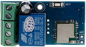 Aluoflower DC 12V Wifi Relay Switch Module Mobile Phone Remote Control Timer Self-Lock